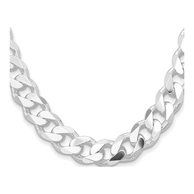 Sterling Silver 13mm Curb Chain – view 3