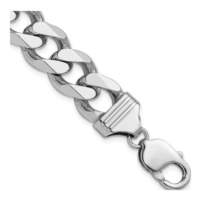 Sterling Silver 13mm Curb Chain Bracelet