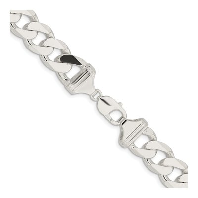 Sterling Silver 14.5mm Curb Chain – view 3