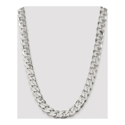 Sterling Silver 14.5mm Curb Chain – view 4