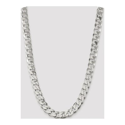 Sterling Silver 14.5mm Curb Chain – view 4