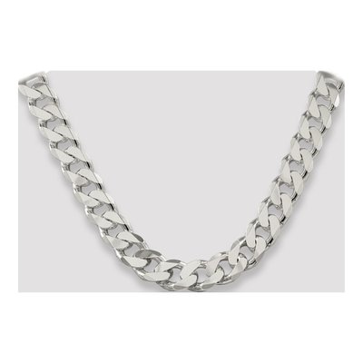Sterling Silver 16.25mm Curb Chain – view 4