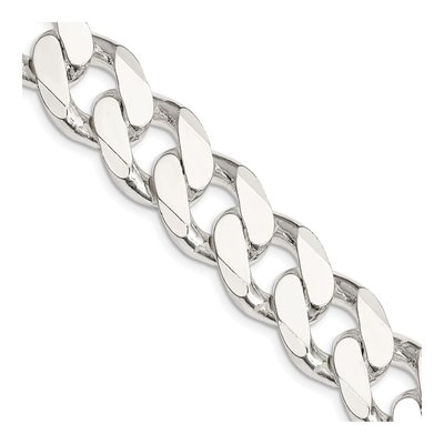 Sterling Silver 16.25mm Curb Chain