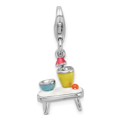 Sterling Silver Table Bowls Charm