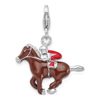 Sterling Silver Rh Charm – view 4