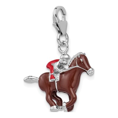 Sterling Silver Rh Charm – view 5