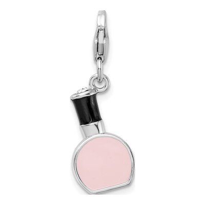 Sterling Silver Nail Polish Bottle Charm – view 4