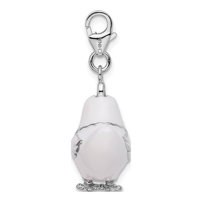 Sterling Silver Chicken Charm – view 4
