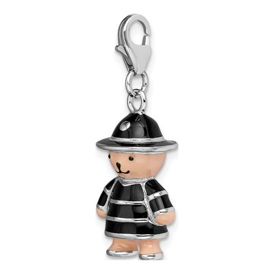 Sterling Silver Teddy Bear Charm – view 5