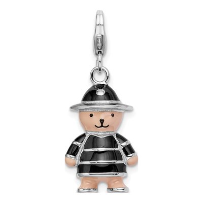 Sterling Silver Teddy Bear Charm