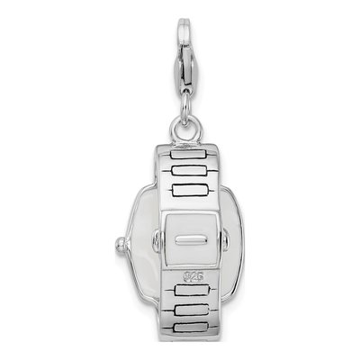 Sterling Silver Wristwatch Charm – view 4
