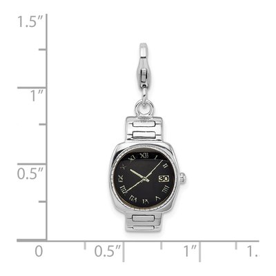 Sterling Silver Wristwatch Charm – view 6