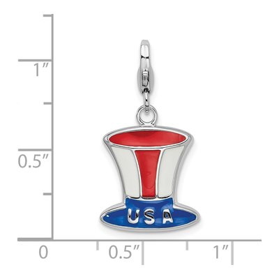 Sterling Silver Hat Charm – view 5