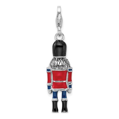 Sterling Silver Nut Cracker Charm – view 4
