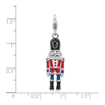 Sterling Silver Nut Cracker Charm – view 5