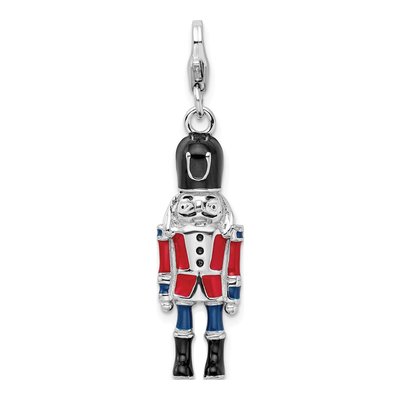 Sterling Silver Nut Cracker Charm