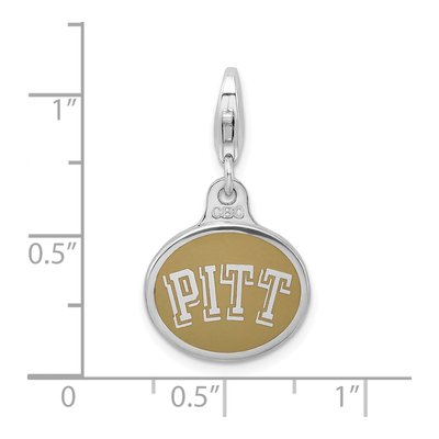 Sterling Silver Pittsburgh Enamel Charm – view 5
