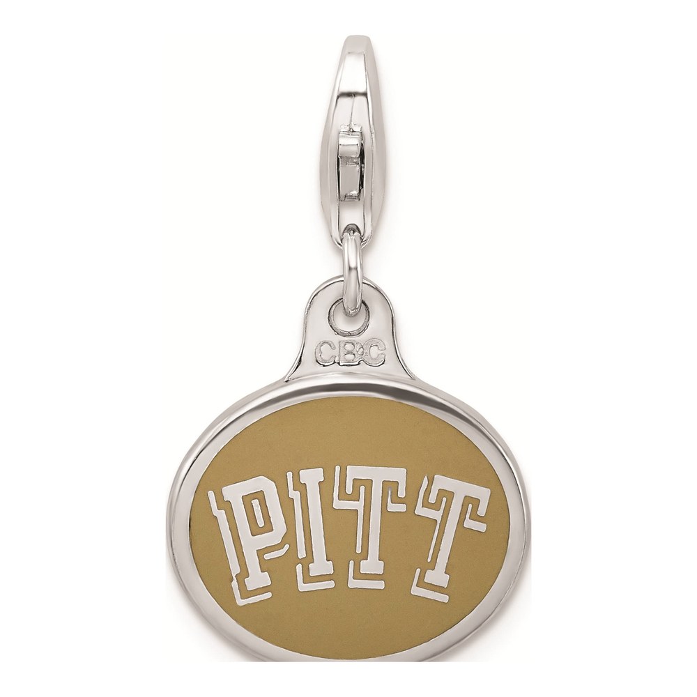 Sterling Silver Pittsburgh Enamel Charm