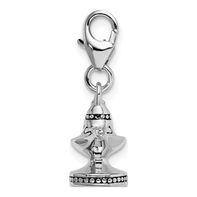 Sterling Silver Magic Lamp Charm – view 3