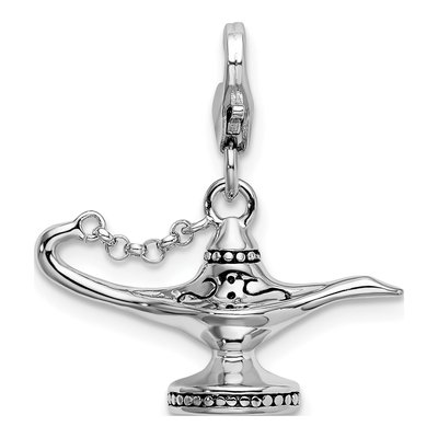 Sterling Silver Magic Lamp Charm