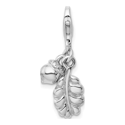 Sterling Silver Acorn Charm