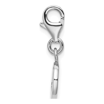 Sterling Silver Awareness Ribbon Charm – view 3