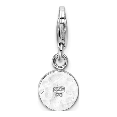 Sterling Silver Awareness Ribbon Charm – view 4