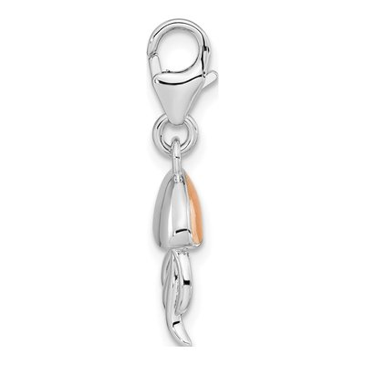 Sterling Silver Jellyfish Charm – view 3