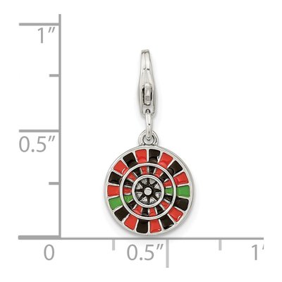 Sterling Silver Las Vegas Roulette Charm – view 4