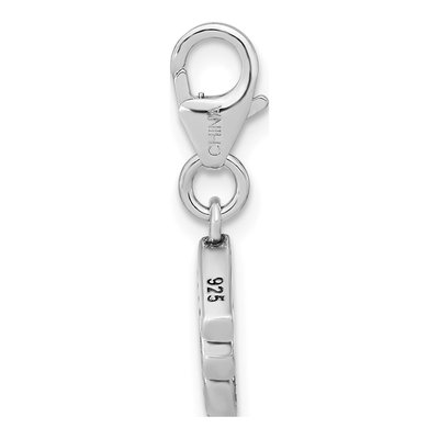Sterling Silver CZ Fancy Charm – view 3