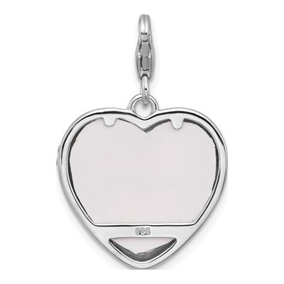 Sterling Silver Daughter Photo Frame Charm – view 4