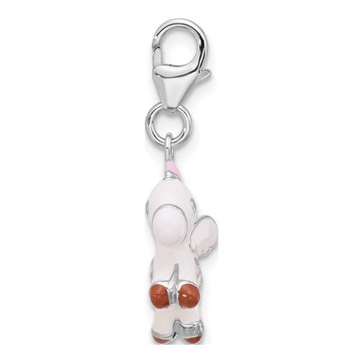 Sterling Silver Enameled Pegasus Charm – view 3