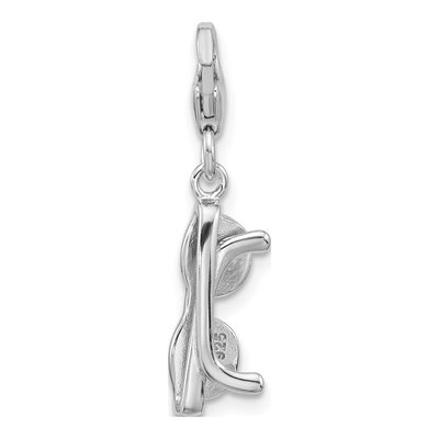 Sterling Silver 3D Sunglasses Charm – view 4