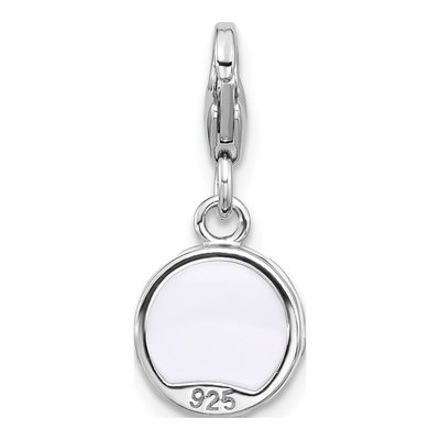 Sterling Silver Enameled Cake Charm – view 4
