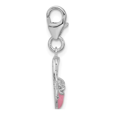 Sterling Silver Ballet Shoes Charm – view 3