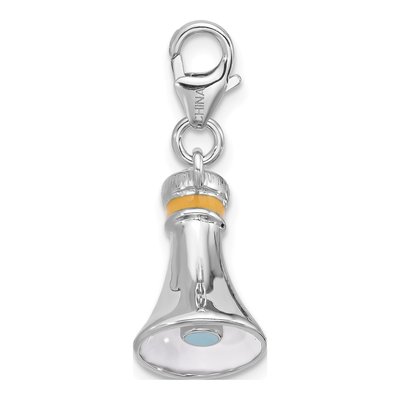 Sterling Silver Megaphone Charm – view 3