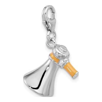 Sterling Silver Megaphone Charm – view 5