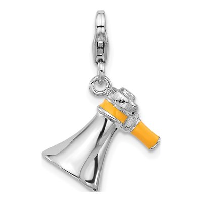 Sterling Silver Megaphone Charm
