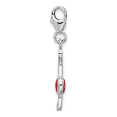 Sterling Silver Treble Clef Charm – view 3
