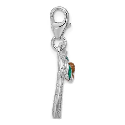 Sterling Silver Palm Tree Charm – view 3