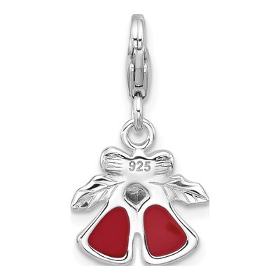 Sterling Silver Christmas Bells Charm – view 4