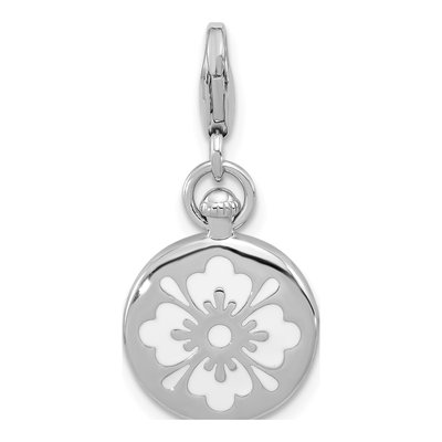 Sterling Silver Reversible Compass Charm – view 4