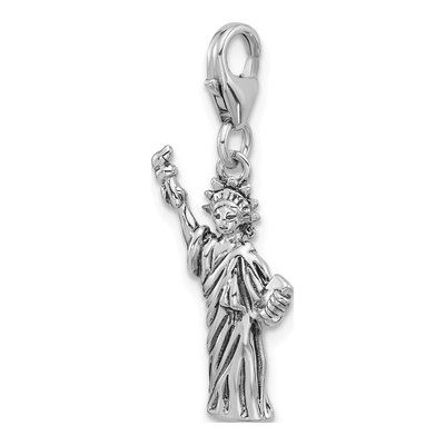 Sterling Silver Statue of Liberty Charm – view 5