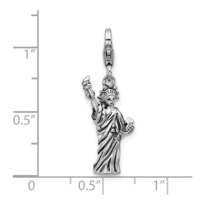 Sterling Silver Statue of Liberty Charm – view 6
