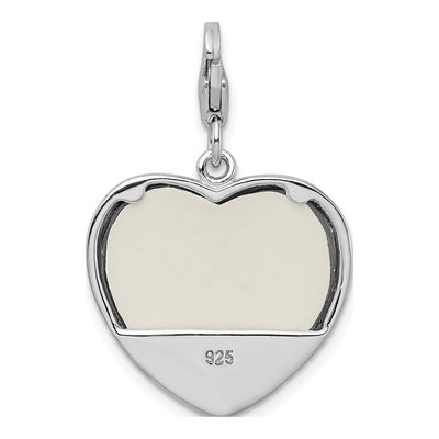 Sterling Silver MOM Photo Charm – view 4