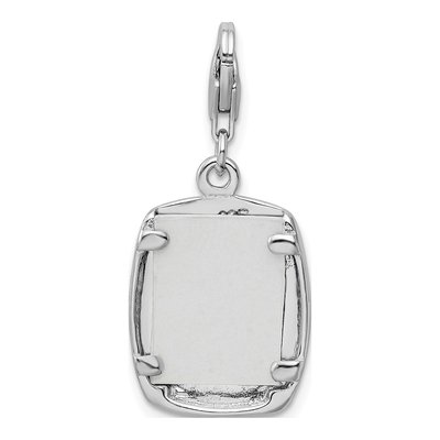 Sterling Silver My Baby Frame Charm – view 4