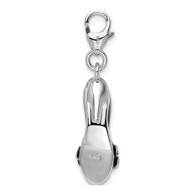 Sterling Silver 3-D High Heel Charm – view 4