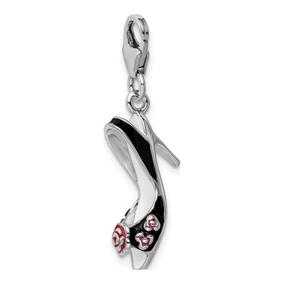 Sterling Silver 3-D High Heel Charm – view 5