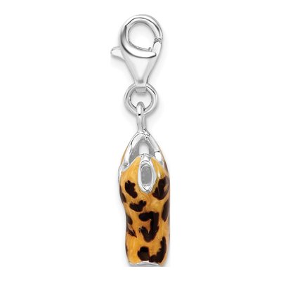 Sterling Silver CZ Tank Top Charm – view 3