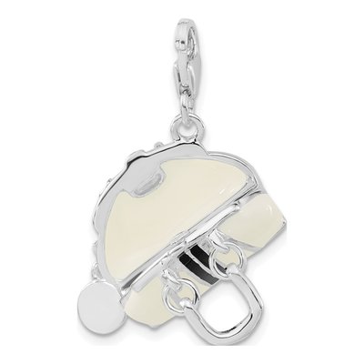 Sterling Silver 3-D Enameled Purse Charm – view 6
